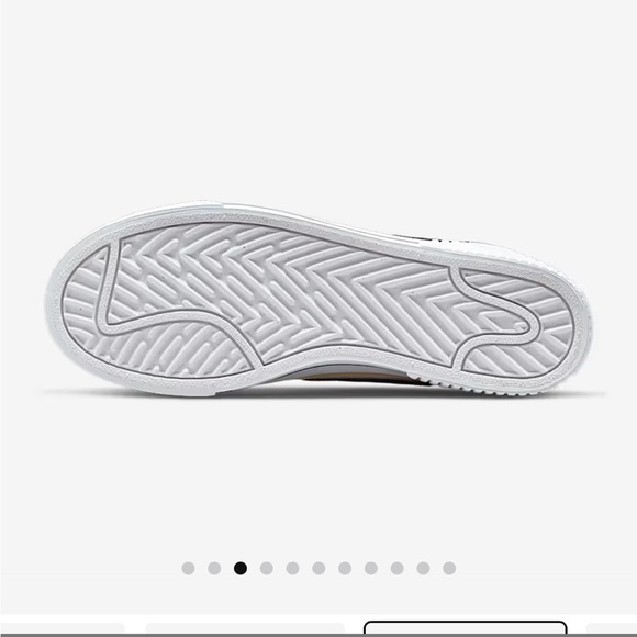 Nike White and Black Court Legacy Lift Sneakers - Picture 3 of 7